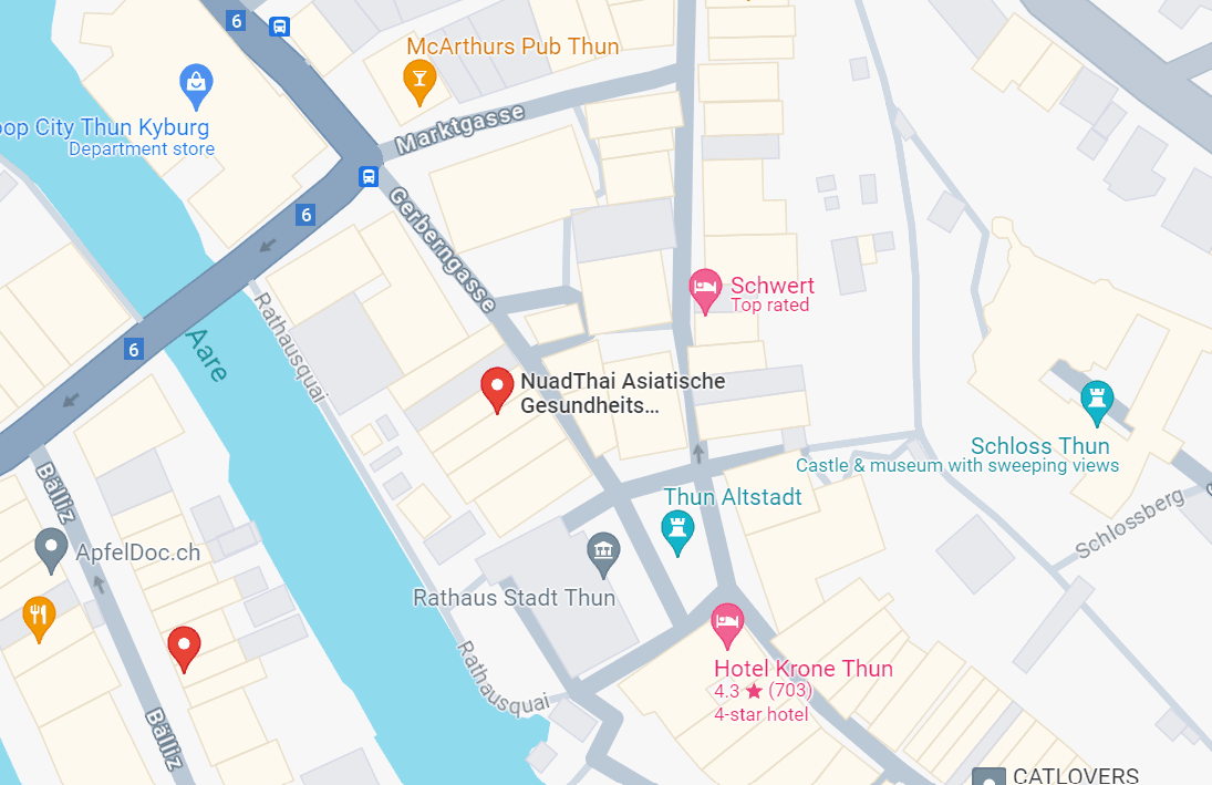 Standort Nuad Thai – Gerberngasse 5, 3600 Thun