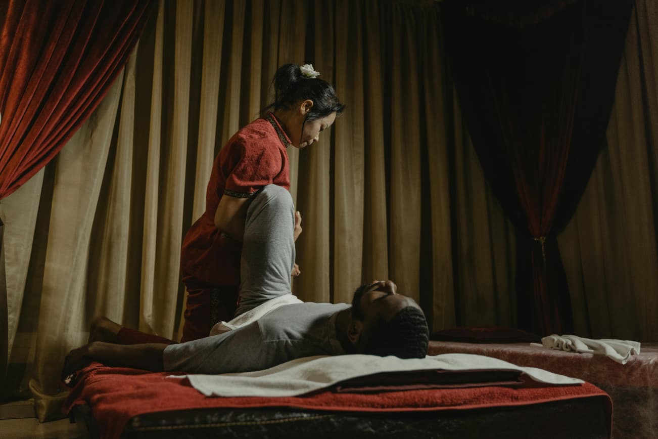 Thai-Massage Behandlung